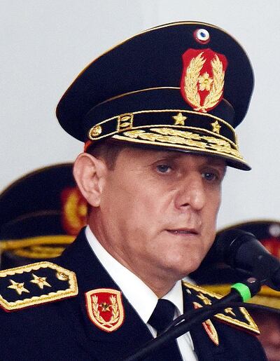 Crio. Gral. Francisco Resquín Chamorro, comandante de la Policía.