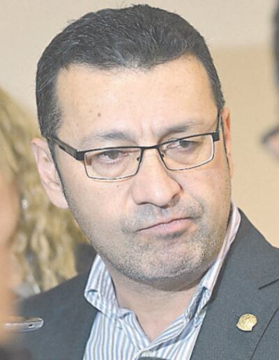 Freddy D’Ecclesiis (ANR abdista), diputado sampedrano.