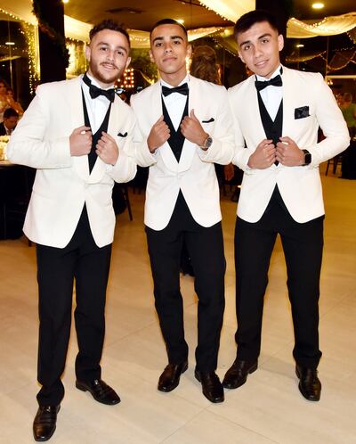 Santiago Escobar, Jorge Núñez y Alan Espínola.