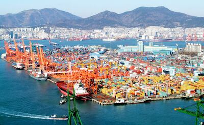 En 2018, Corea exportó por US$ 604,9 mil  millones, superando US$ 600 mil millones por primera vez.