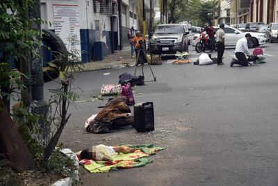 Un bebé como escudo. Los indígenas bloquean el tránsito en Antequera y Eligio Ayala.