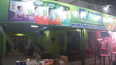 Comercio donde ocurrió el intento de asesinato.