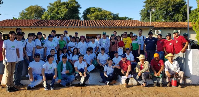 Atyreños se suman a la minga ambiental en Cordillera.