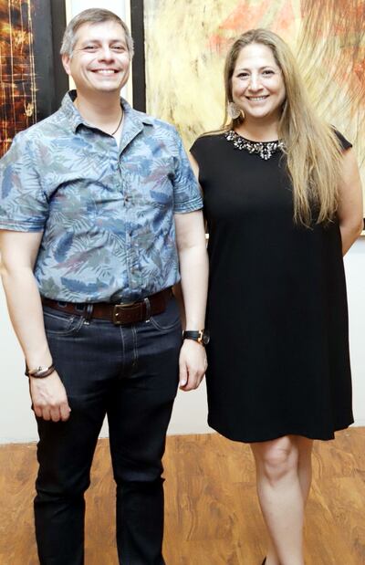 Víctor Beckelmann y Laura Biagioni.