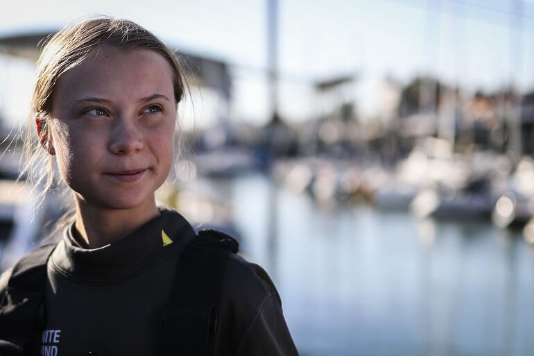 Greta Thunberg.
