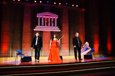 El trío paraguayo Ysando.