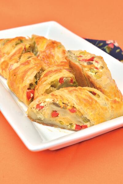 Strudel mediterráneo