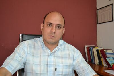 Fiscal Juan Ramón Olmedo de la Unidad de lucha contra el narcotráfico y el contrabando.