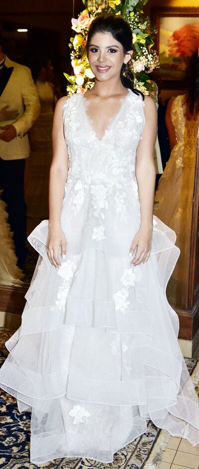 Rania Safuán Ruiz eligió   un vestido de La Paix by Tamara Maluff.