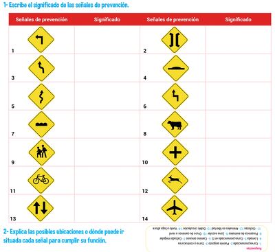 Señales de prevención