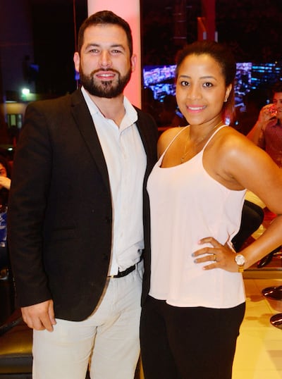 David Cohler y Janeth Polanco.