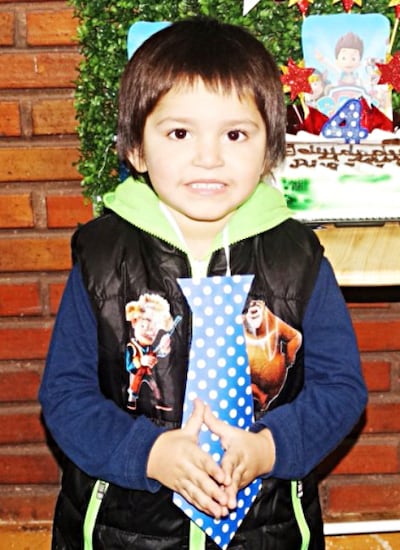 Diego Emilio Zacarías Morales celebró sus 4 años, con una merienda ofrecida en el Colegio Nihon Gakko.