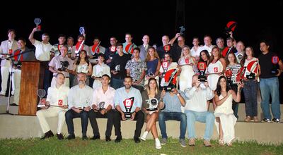 Distinción en la “Fiesta del Deporte” en el Yacht y Golf Club Paraguayo que premió a los mejores del año.