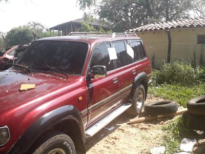 Una de las camionetas incautadas por la Fiscalía.