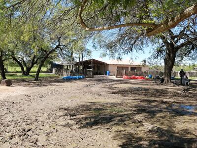 Estancia de Presidente Hayes en donde se incautó la cocaína y se produjo la balacera.