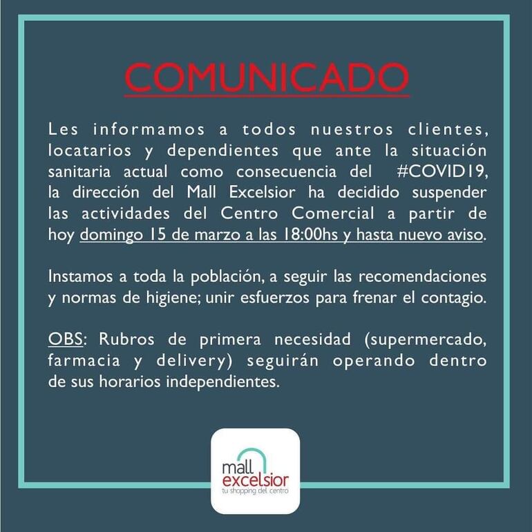 Comunicado