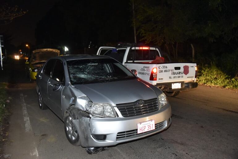 Vehículo que protagonizó el choque.