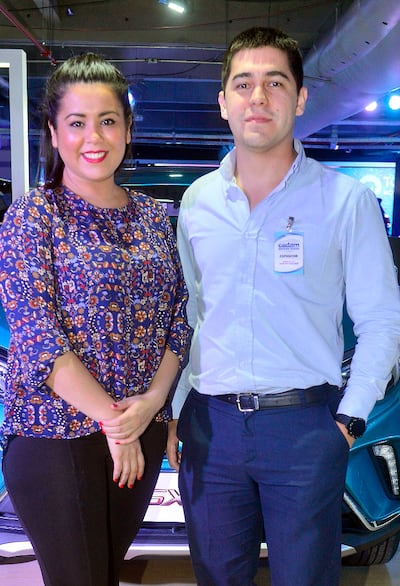 Andrea Sánchez y David Monges.