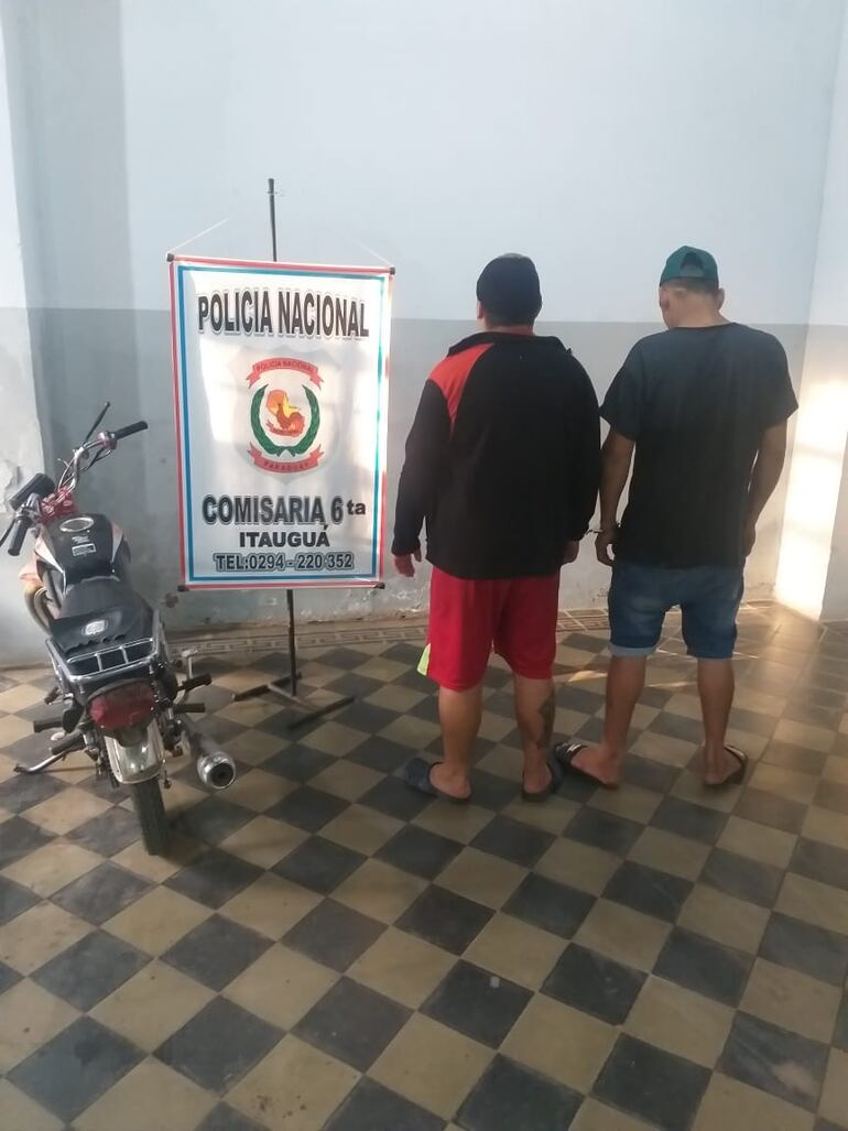 Detenidos en Itauguá.