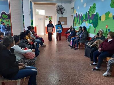 En el Hospital Distrital de Minga Guazú en días de consulta acude mucha gente.