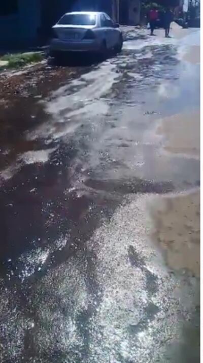 Caños rotos en Sajonia.