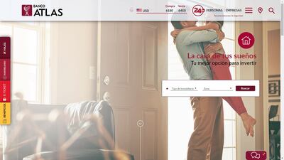 Home Banking de Banco Atlas.
