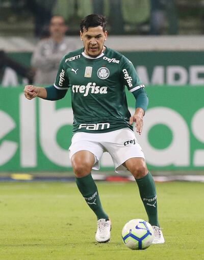 Gustavo Gómez, el defensor y capitán de la selección, referente del Palmeiras.