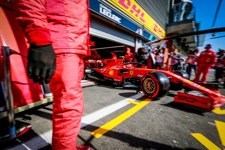 Charles Leclerc saldrá primero en el Gran Premio de Bélgica.