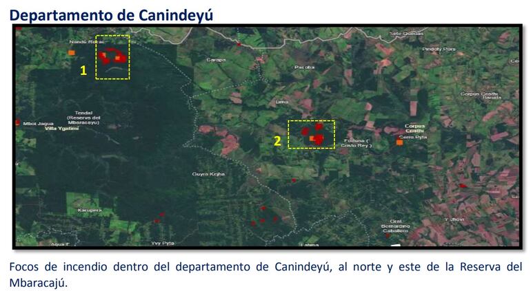 Incendios en Canindeyú.