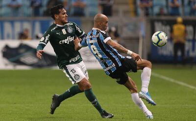 Palmeiras y Gremio juegan el martes el partido de ida de cuartos de final de la Libertadores.