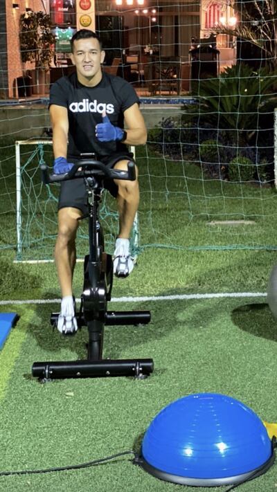 Néstor Camacho, delantero de Olimpia.