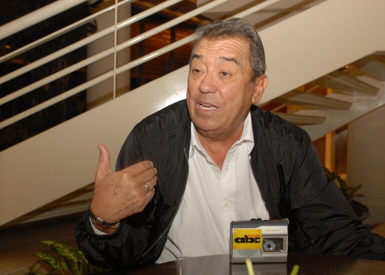 Carlos Ávila, en una entrevista con ABC Color en el 2007.