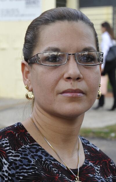 Fátima Britos, agente fiscal.