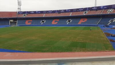 La Nueva Olla, césped, Copa Sudamericana.