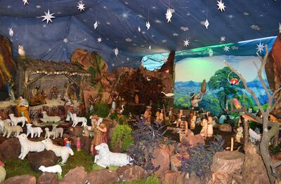 El hermoso pesebre está disponible para el público nacional y extranjero que esté por el país, para que pase a observar la obra.