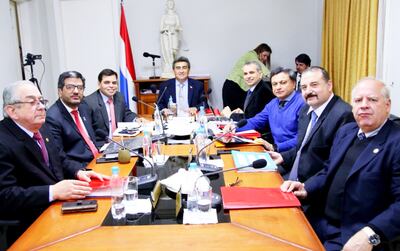 José Torres Kirmser (izq.), en una sesión del CM.