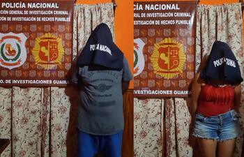 Wellington Rodrigues Ferreira de Oliveira y a Laura Pineli, ambos brasileños buscados por narcotráfico fueron detenidos en Guairá.