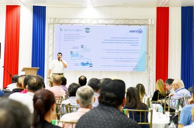 En el salón de eventos de Unicoop Santa Rita se realizó el I Encuentro de Productores Implementadores de Buenas Prácticas Agrícolas.