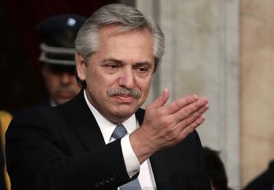 Alberto Fernández, presidente de Argentina.