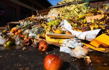 Igualmente, en un solo día, se pudren más de 40.000 kilos de alimentos perecederos en el Mercado Central de Abasto, reveló la Municipalidad de Asunción.