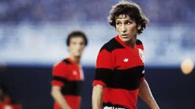 Zico fue la gran figura del Flamengo en la Libertadores de 1981.