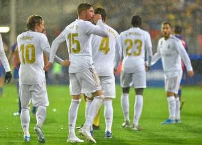 Real Madrid goleó al Eibar.