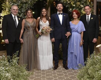 Fueron padrinos Diego Venica Machuca y Marisa Lezcano Ovando; Eneide Boneu Bertone y Daniel Samudio Ugarriza.