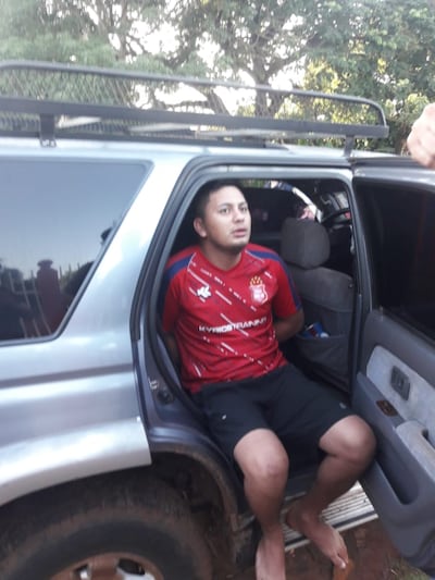 Óscar Daniel Martínez Irala fue detenido esta mañana