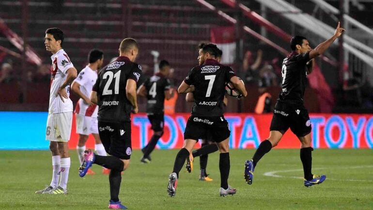Lanús eliminó a River en las semifinales de la Copa Libertadores 2017.