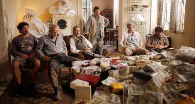 Francella y Peretti al frente de la banda de ladrones que protagonizó “El robo del siglo”.