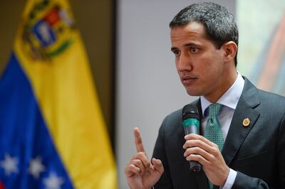 Juan Guaidó, titular del Parlamento venezolano.