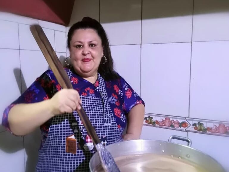 Mirthis Trabucco, voluntaria.