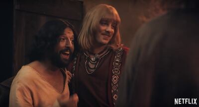 Escena de la comedia "A Primeira Tentação de Cristo".