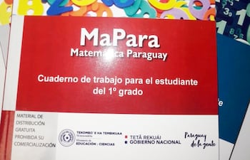Todos los cuadernos de trabajo y las guías docentes para implementar MaPara (Matemática Paraguay) fueron elaborados por el Ministerio de Educación y Ciencias (MEC).